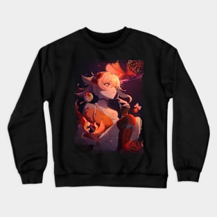 Yoimiya with Goldfish Fireworks - Genshin Impact Crewneck Sweatshirt